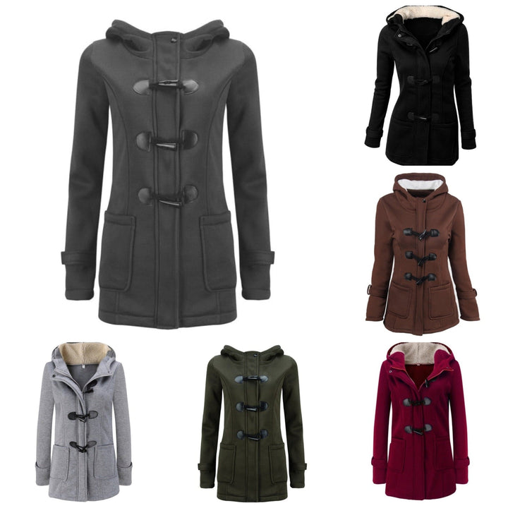 Chic Quilted Parka Jacket with Removable Hood