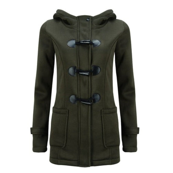 Chic Quilted Parka Jacket with Removable Hood
