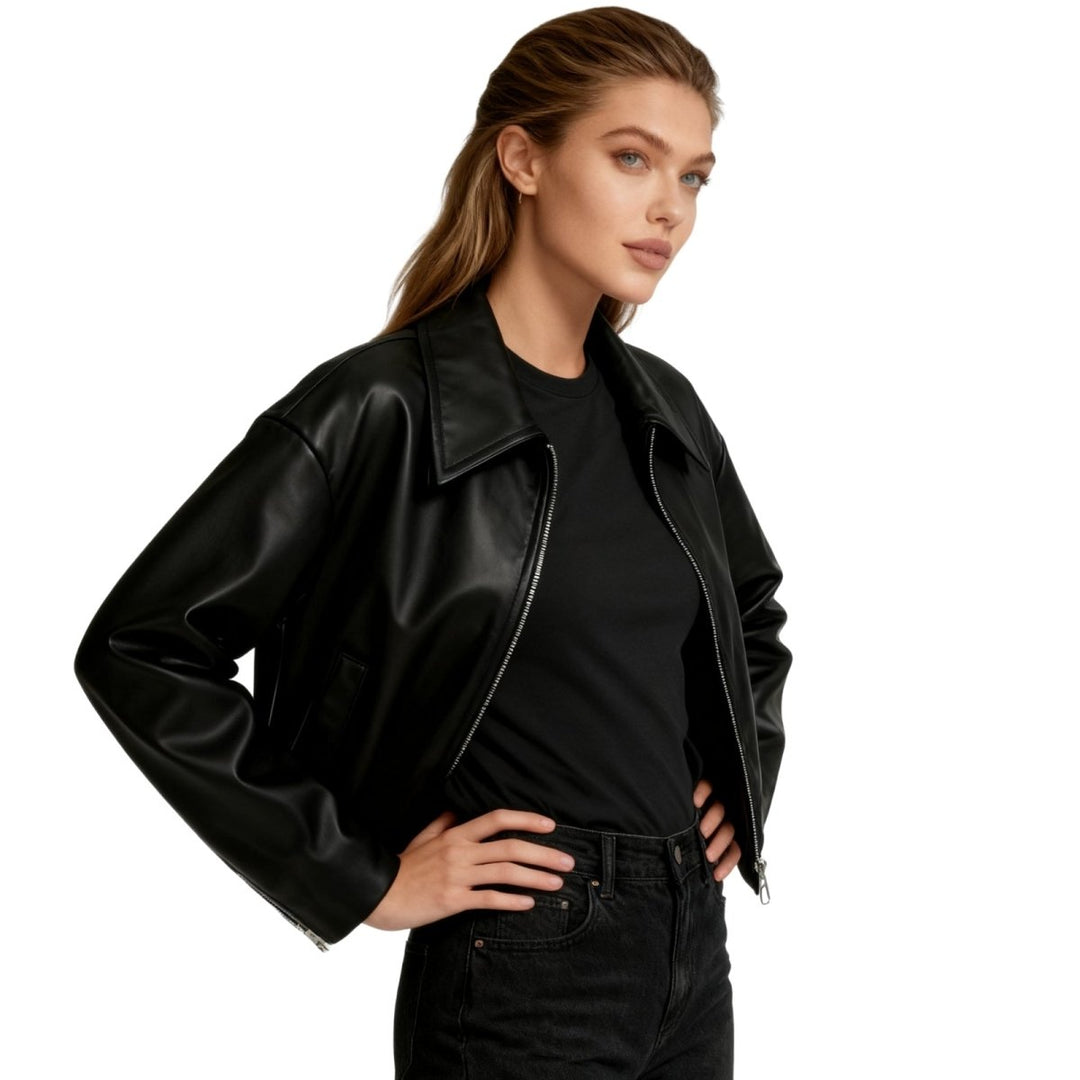 Elsa | Oversized Curated Editorial Leather Jacket