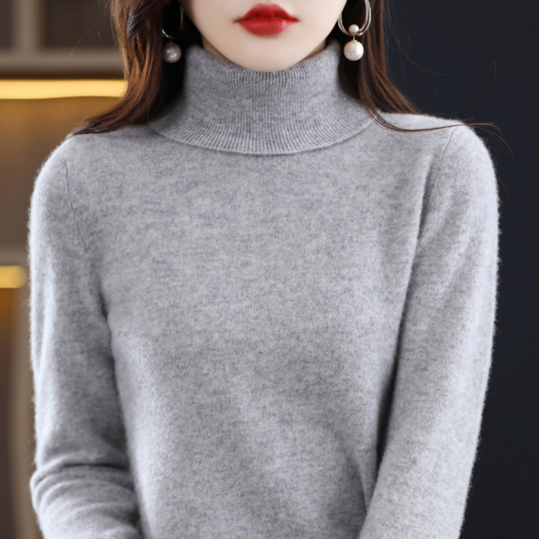 Emmie | Turtleneck Sustainable Silent Sweater