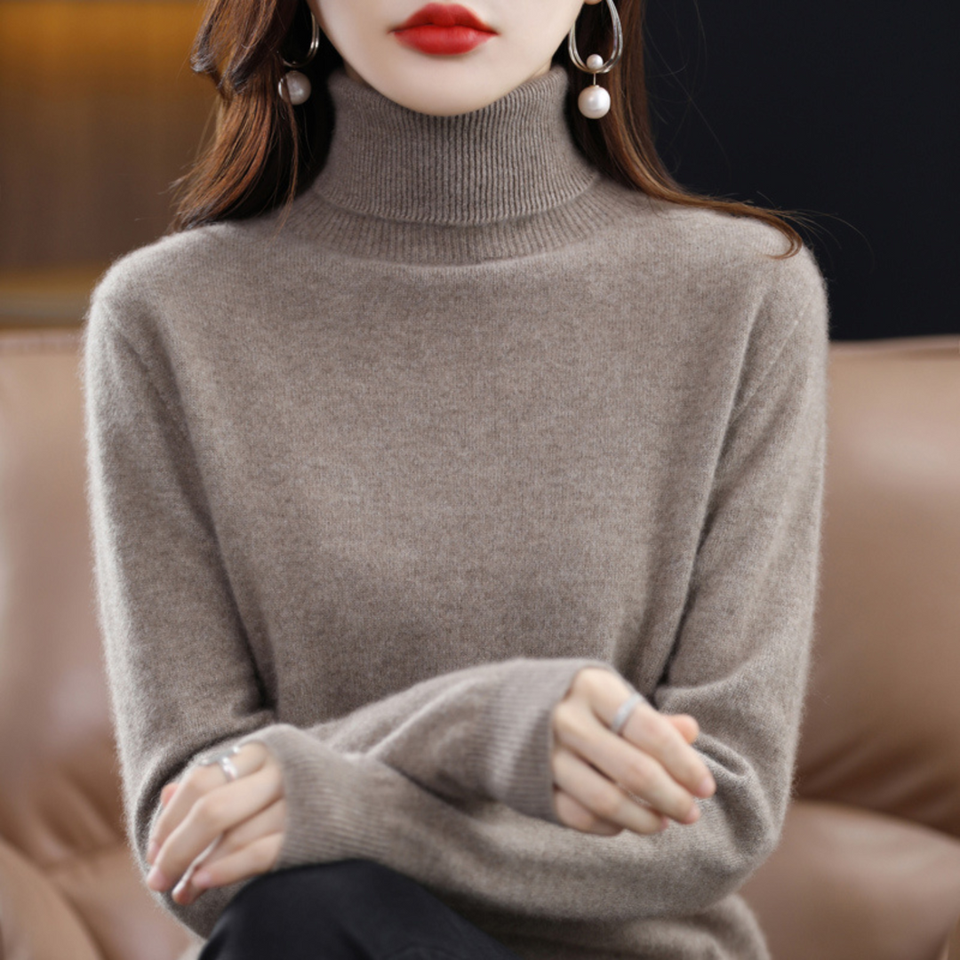 Emmie | Turtleneck Sustainable Silent Sweater