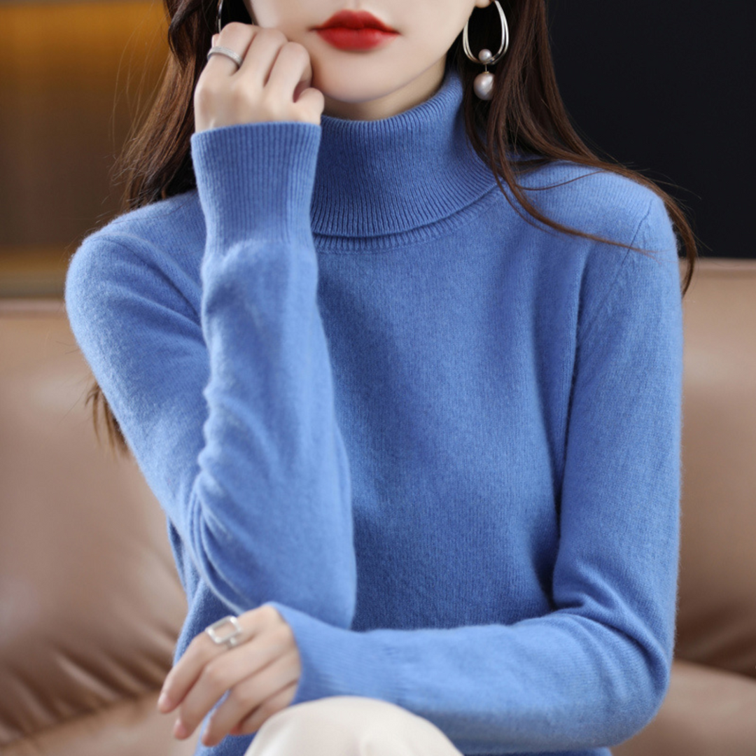 Emmie | Turtleneck Sustainable Silent Sweater