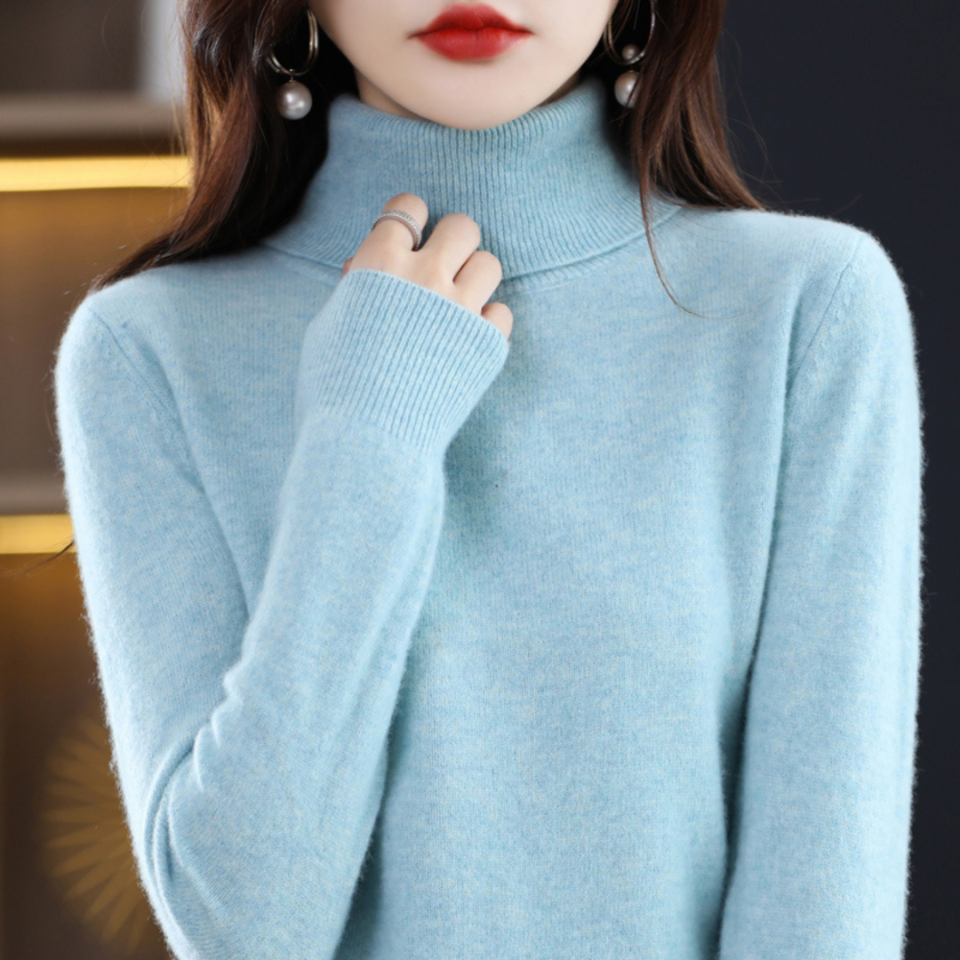 Emmie | Turtleneck Sustainable Silent Sweater