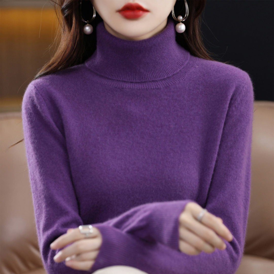 Emmie | Turtleneck Sustainable Silent Sweater