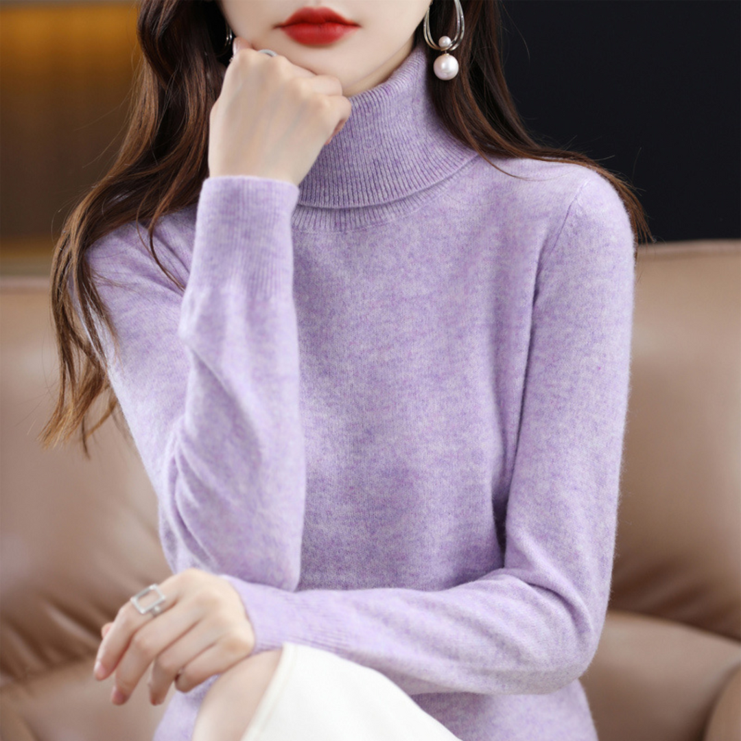 Emmie | Turtleneck Sustainable Silent Sweater