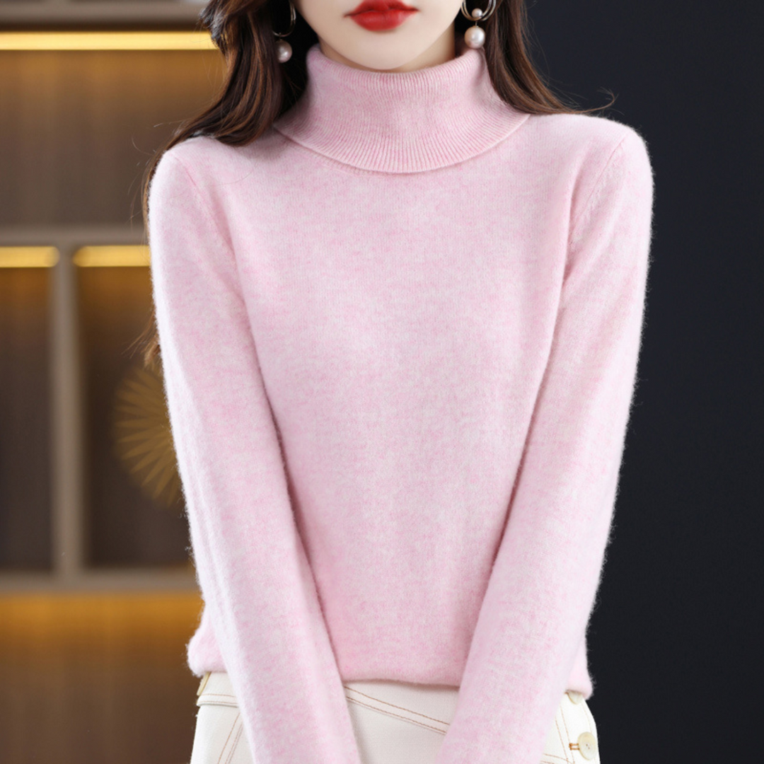 Emmie | Turtleneck Sustainable Silent Sweater