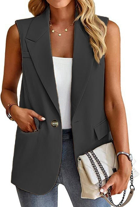 Esme | Women's Sleeveless Blazer Vest