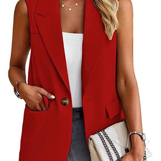 Esme | Women's Sleeveless Blazer Vest
