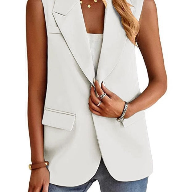 Esme | Women's Sleeveless Blazer Vest