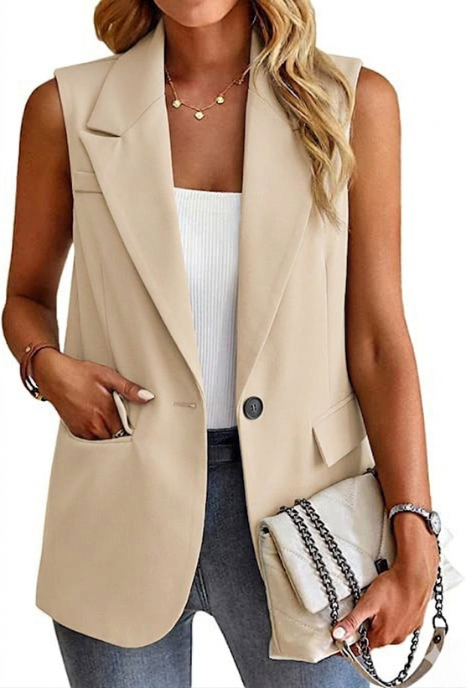 Esme | Women's Sleeveless Blazer Vest