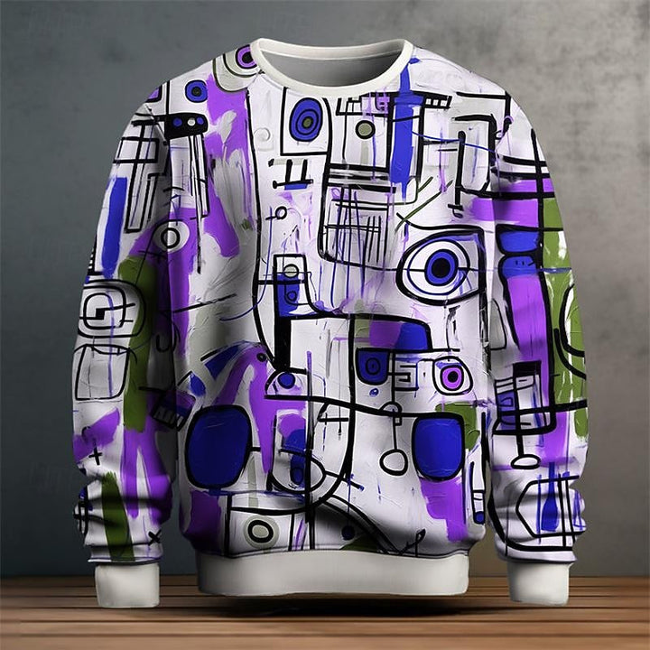 Nash | Artistic Crew Neck Sweatshirt