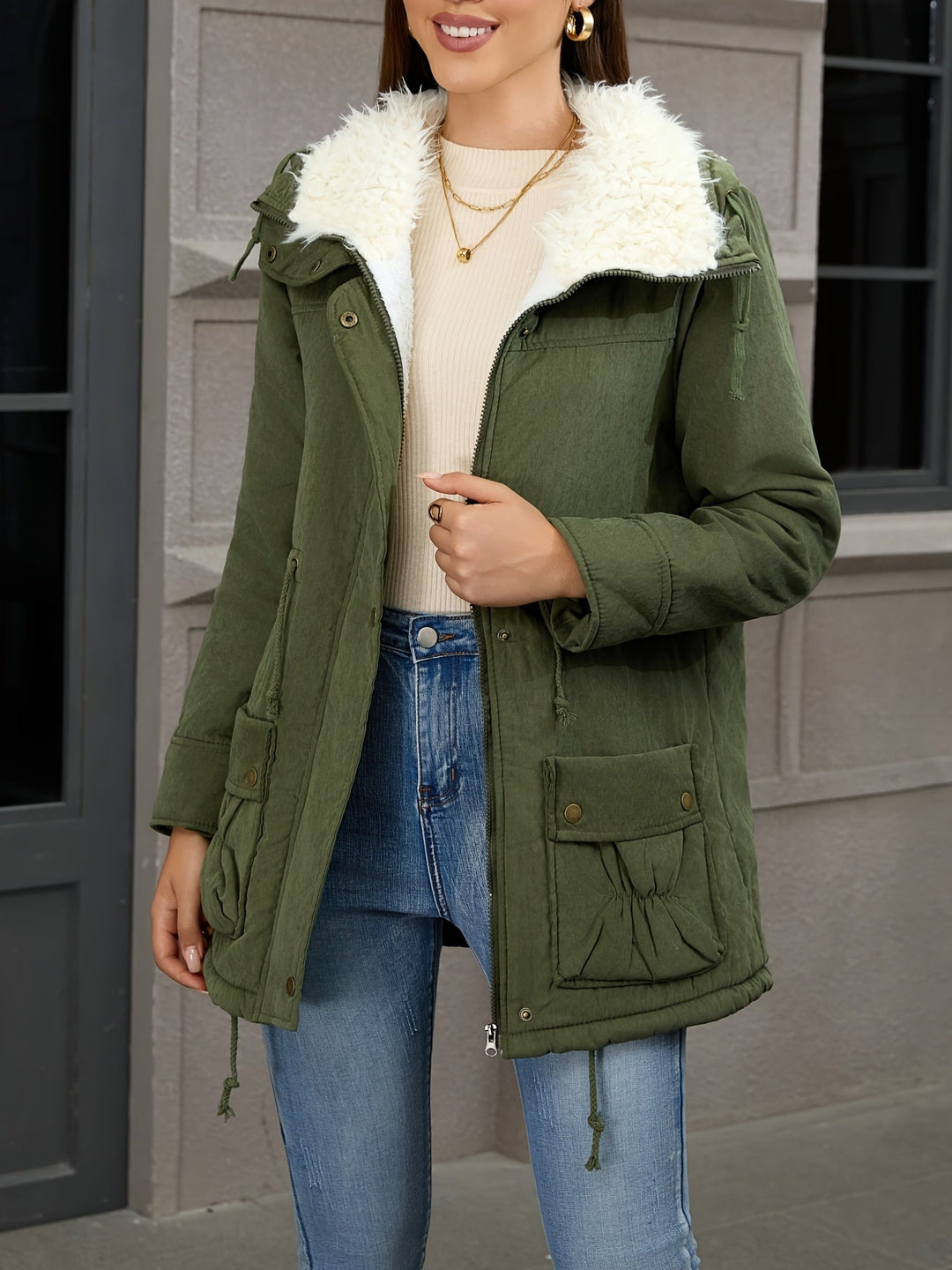 Carolyn | Cozy Lined Winter Parka