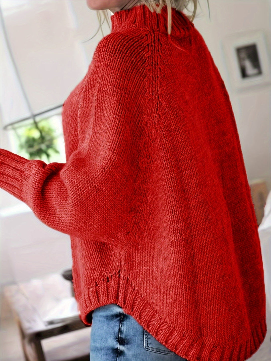 Gwendolyn | Cable Knit High Neck Sweater