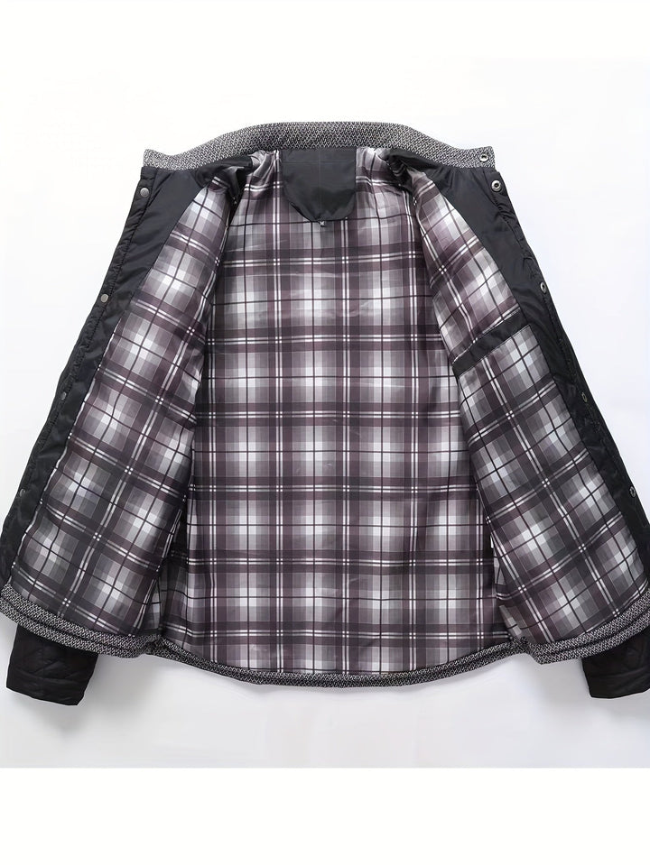 Gideon | Quilted Stand Collar Jacket