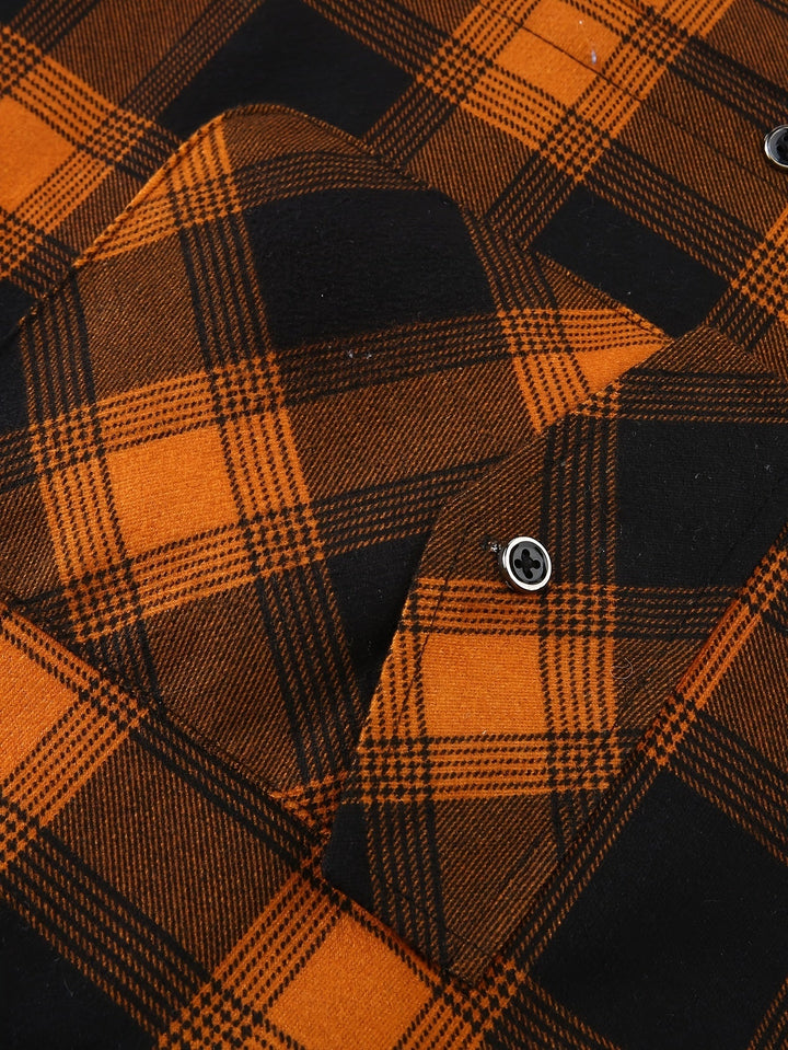 Desmond | Quilted Checkered Shirt Jacket