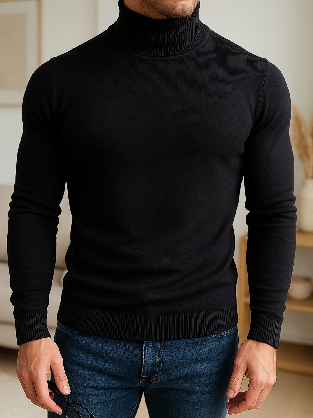 Frederick | Refined High Neck Sweater