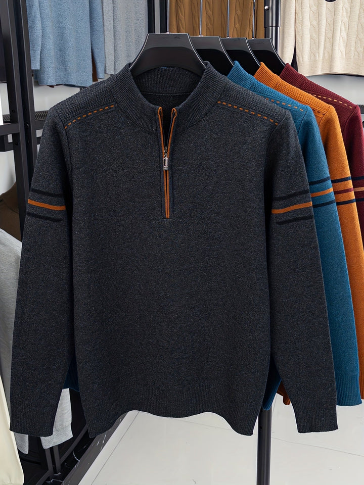 Daniel | Half-Zip Knitted Sweater