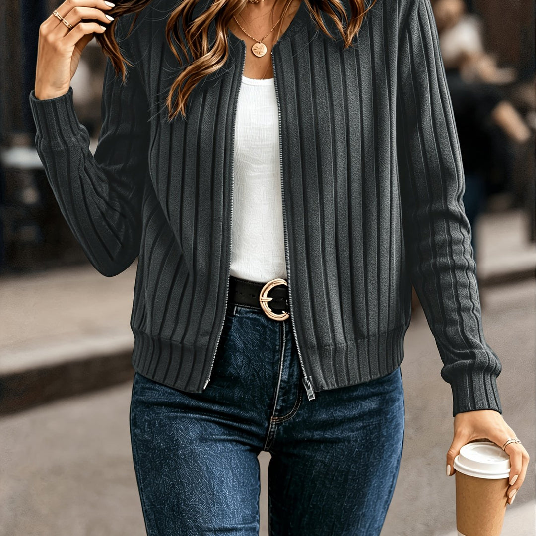 Blair | Ribbed Zip Jacket