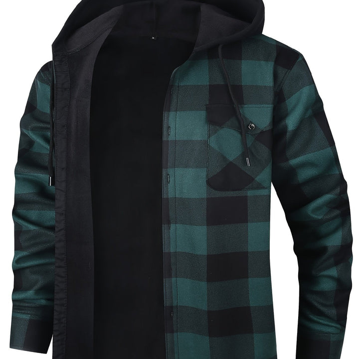 Desmond | Quilted Checkered Shirt Jacket