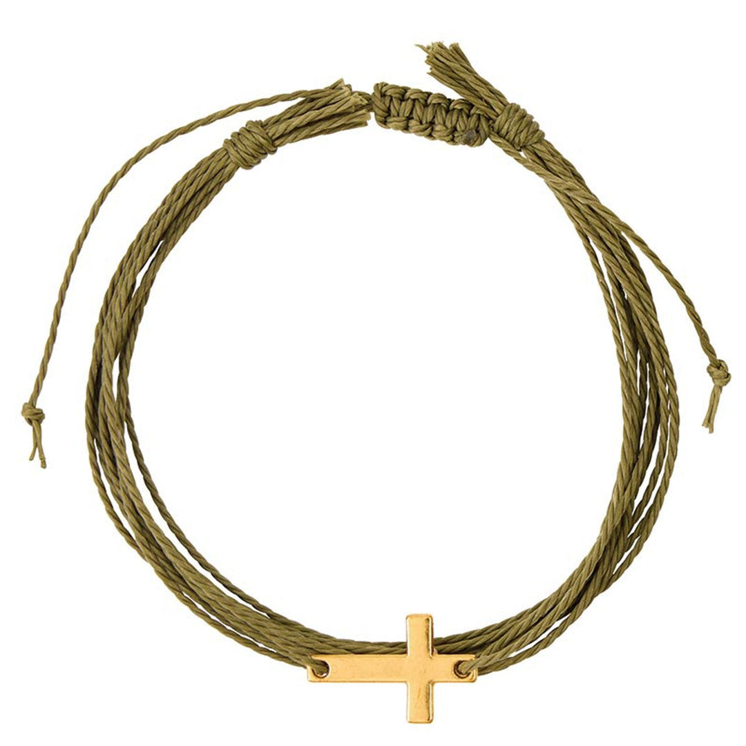 Sarah | Women's Bracelet with Cross and Knots