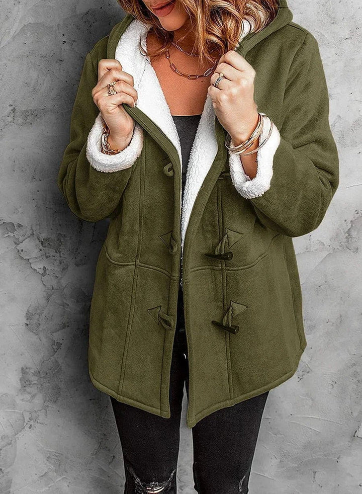 Emily - Elegant Faux Fur Lined Coat