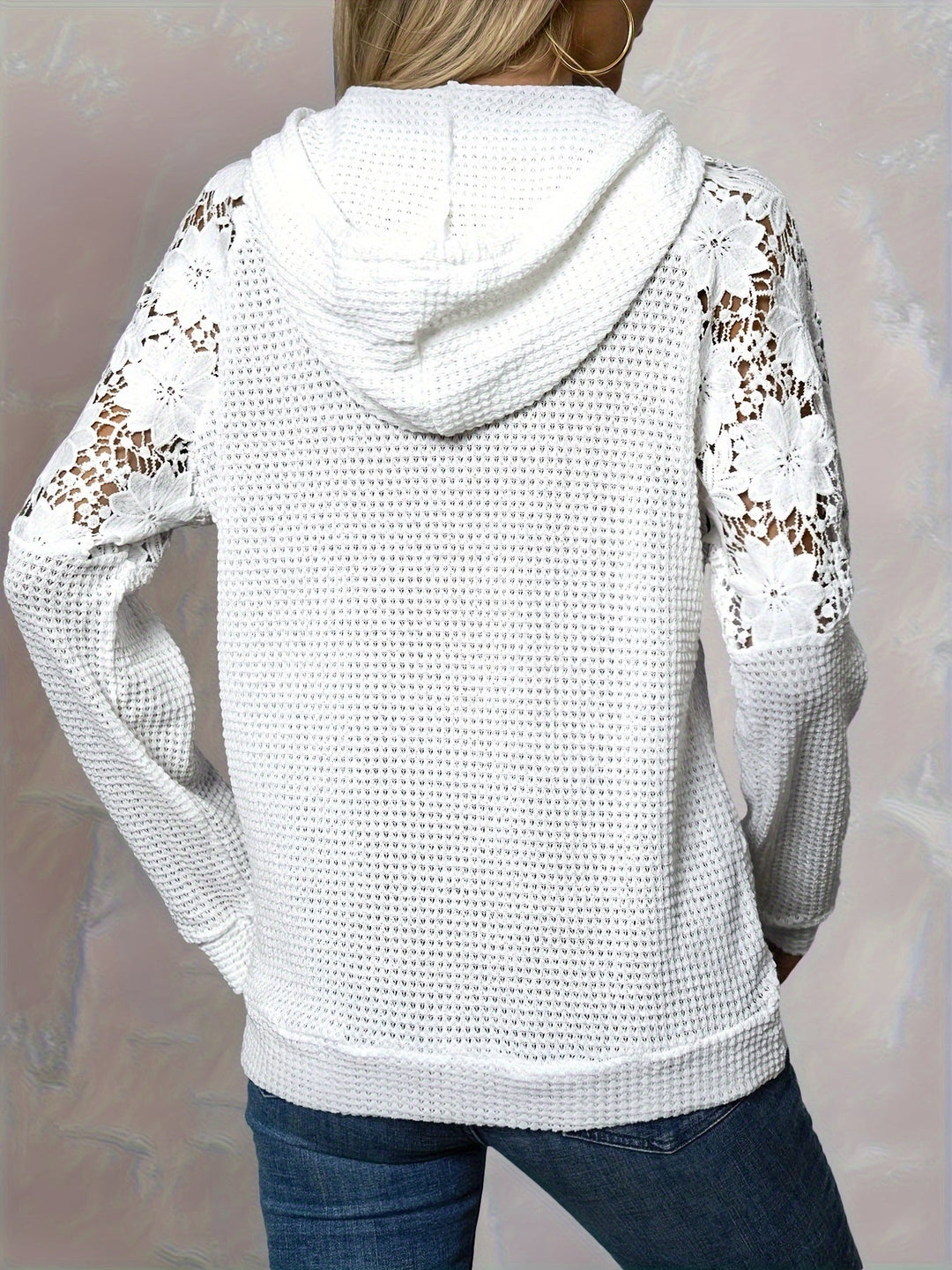 Linnea | Flower-Trimmed Hoodie