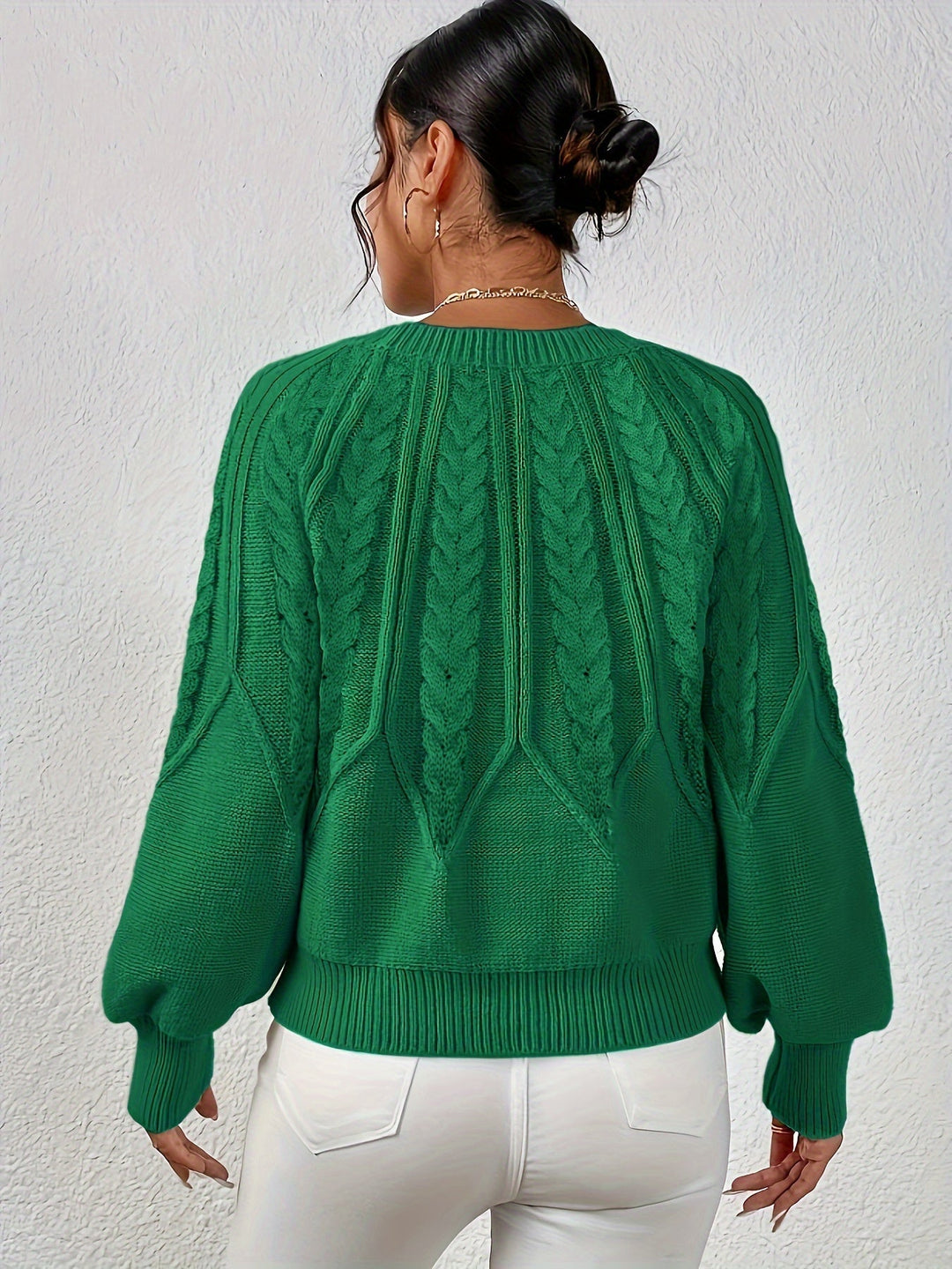 Eleanor | Relaxed Cable Knit Sweater