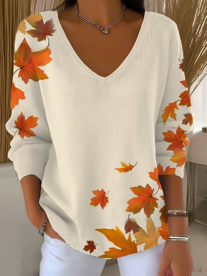 Beatrice – Sweater with V-neck