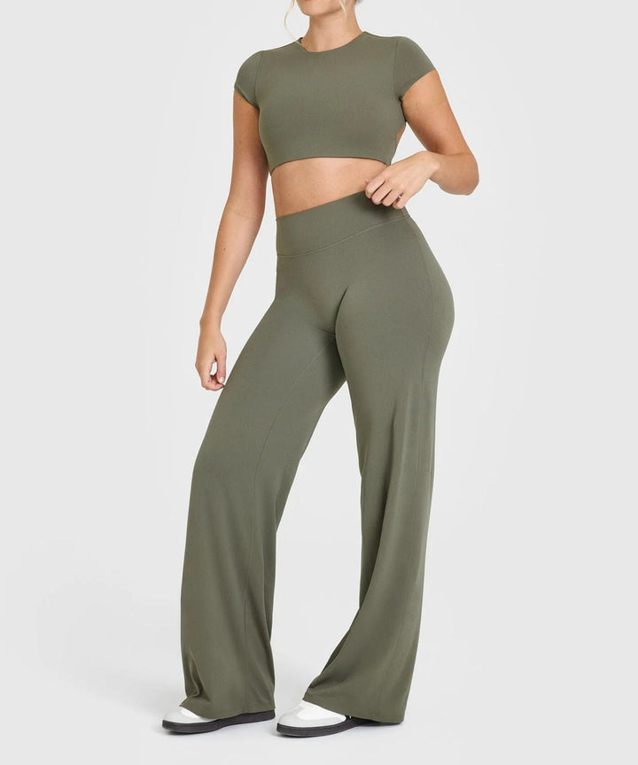 High Waist Wide Leg Pants for Women