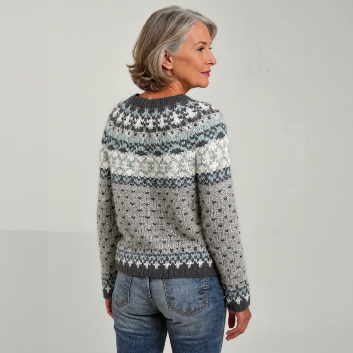 Amelia | Vintage Handmade Icelandic Sweater