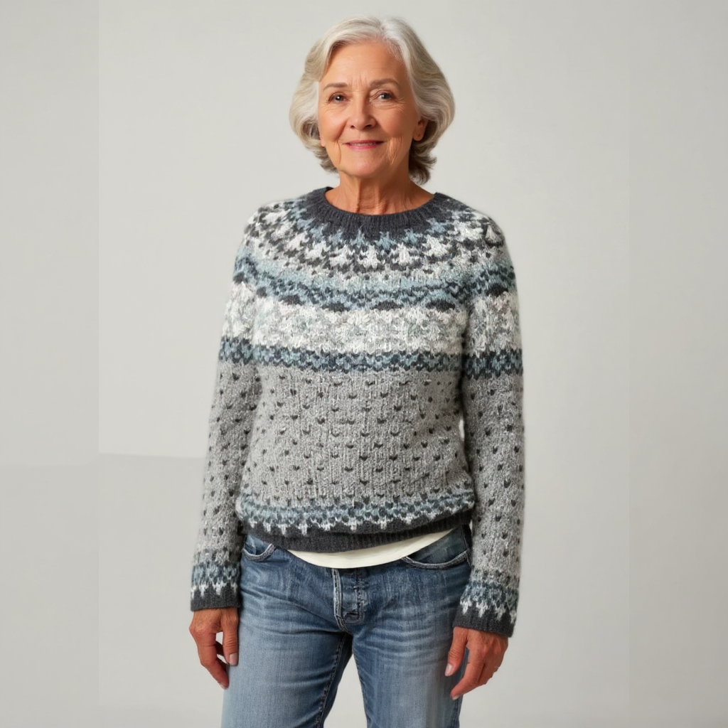 Amelia | Vintage Handmade Icelandic Sweater