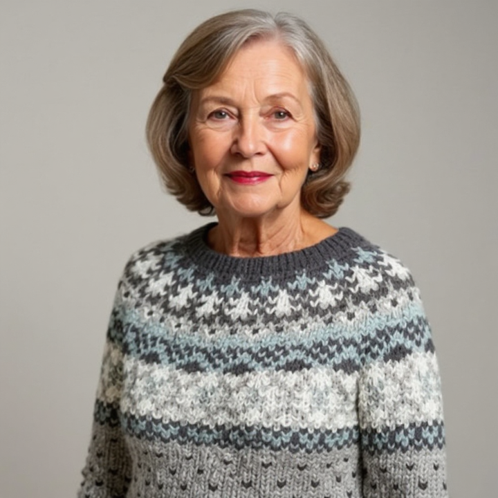Amelia | Vintage Handmade Icelandic Sweater