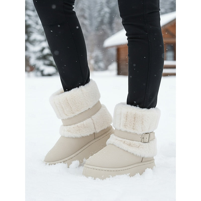 Cecily | Cozy Snow Boots with Fur Trim