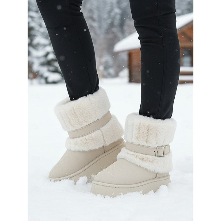 Cecily | Cozy Snow Boots with Fur Trim