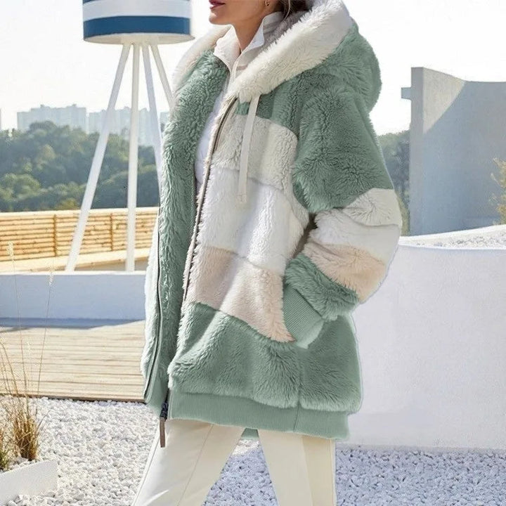 Alexa | Winter Jacket with Hood and Zipper