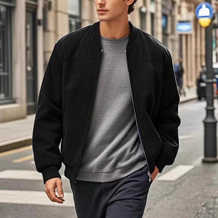 Lincoln | Stand Collar Zip Jacket