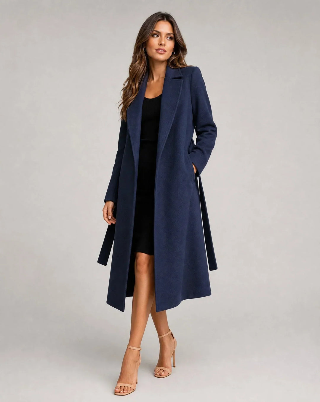 Gwenllian | Tailored Trenchcoat with Knotted Lapels