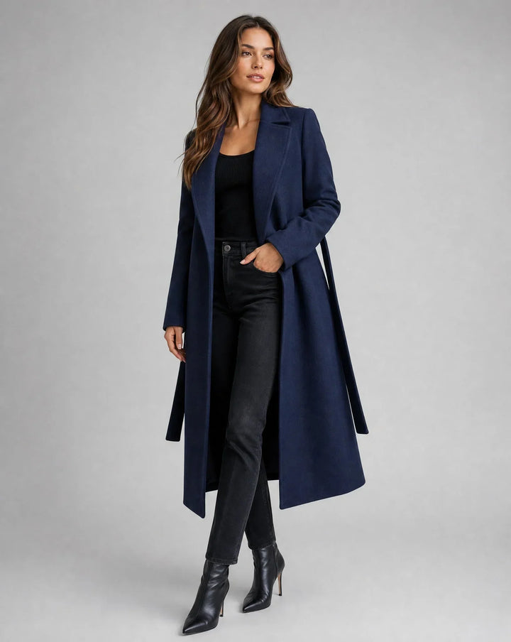 Gwenllian | Tailored Trenchcoat with Knotted Lapels