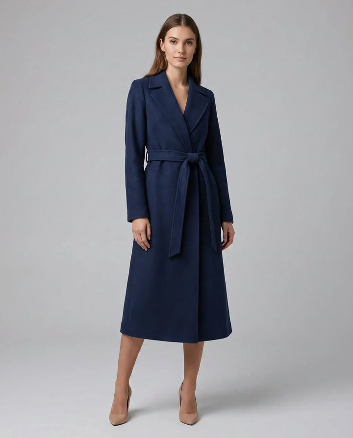 Gwenllian | Tailored Trenchcoat with Knotted Lapels