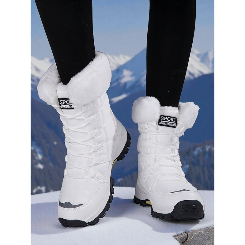 Greta | Cozy Lace-Up Shoes for Winter
