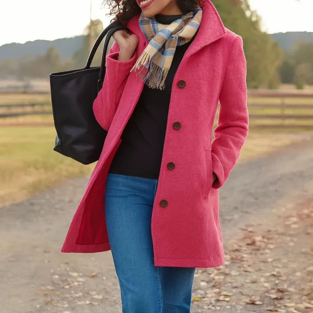 Heledd | Notch-Lapel Elegant Timeless Coat