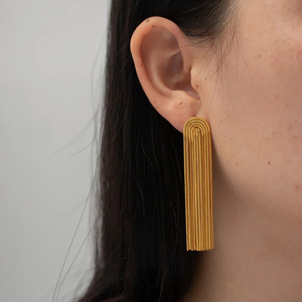 Statement String Earrings