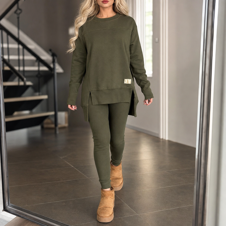 Alina | Women's Two-Piece Set with Tunic and Leggings