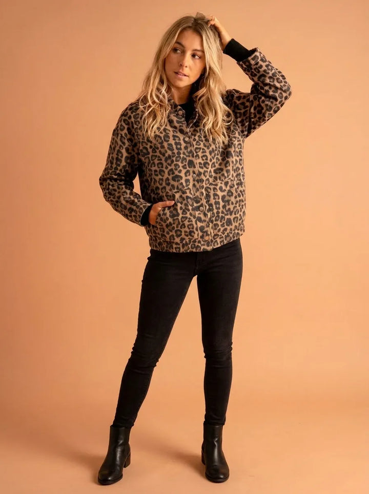 Katarzyna | Timeless Lion Pattern Jacket