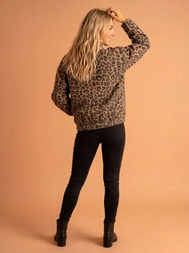 Katarzyna | Timeless Lion Pattern Jacket