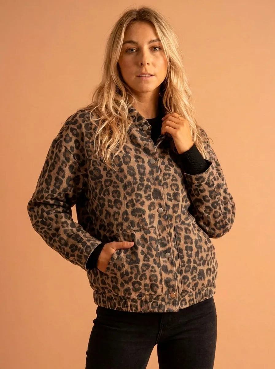 Katarzyna | Timeless Lion Pattern Jacket