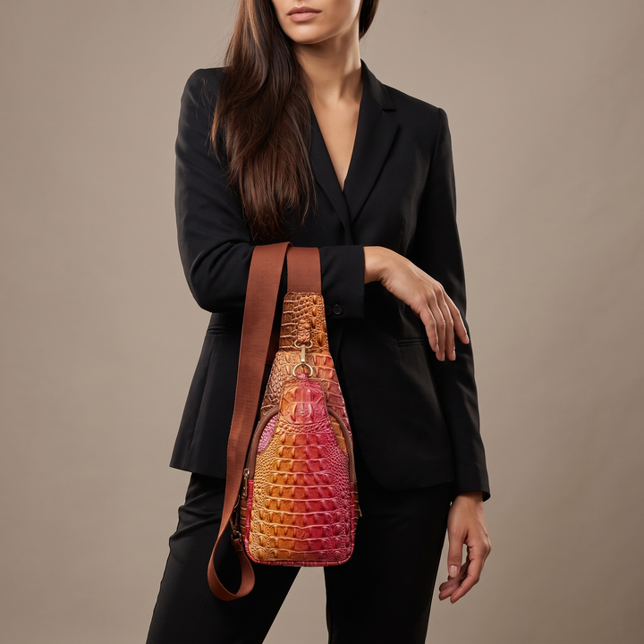 Everly | Women's Sling Bag with Zipper and Strap