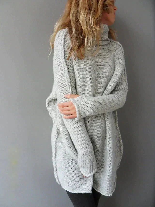 Emma - Gray Sweater for Women in Plus Sizes