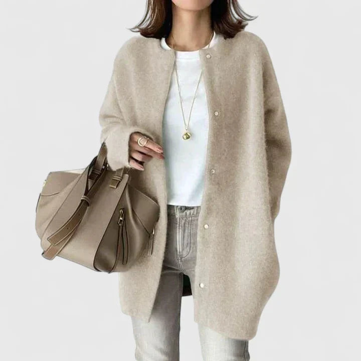 HERA – RELAXED BUTTON-DOWN CARDIGAN