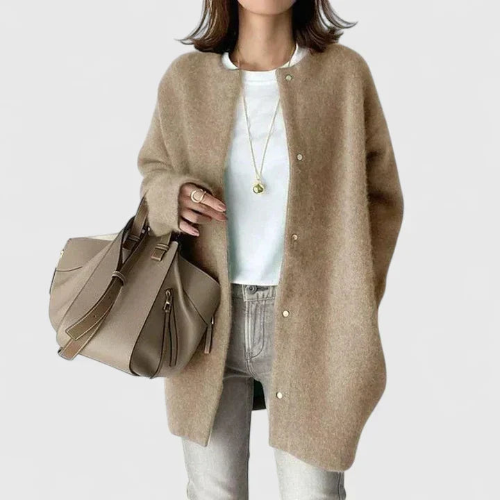 HERA – RELAXED BUTTON-DOWN CARDIGAN